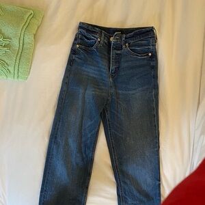 Express Indigo Women's Straight Leg Jeans